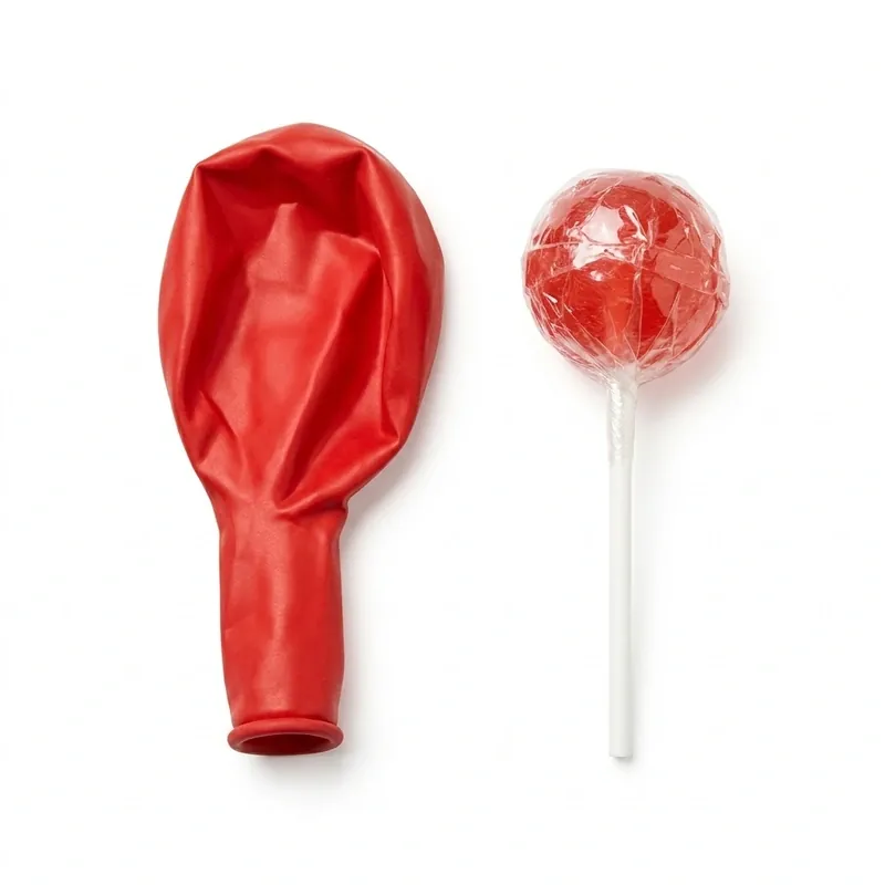 Party-Luftballon & Frucht-Lutscher